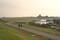 Cycling along the Zuiderzee dyke near Hindeloopen