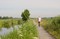 Cycling through National Park De Wieden
