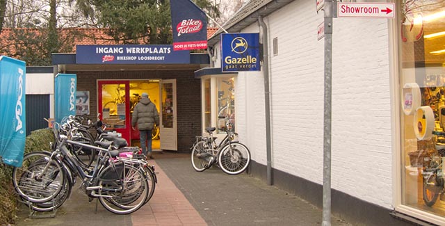 You’ll find a bicycle repair shop in most Dutch villages. You’ll find a bicycle repair shop in most Dutch places, even in smaller villages. Photo © Holland-Cycling.com