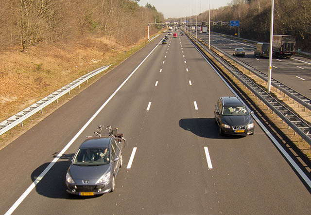 Holland is easily accessible by car road from all over Europe. Photo © Holland-Cycling.com