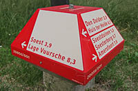 Signposts for cyclists